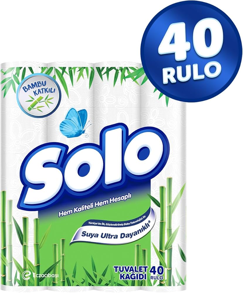 SOLO TUVALET KAGIDI 2 KATLI 40 RULO