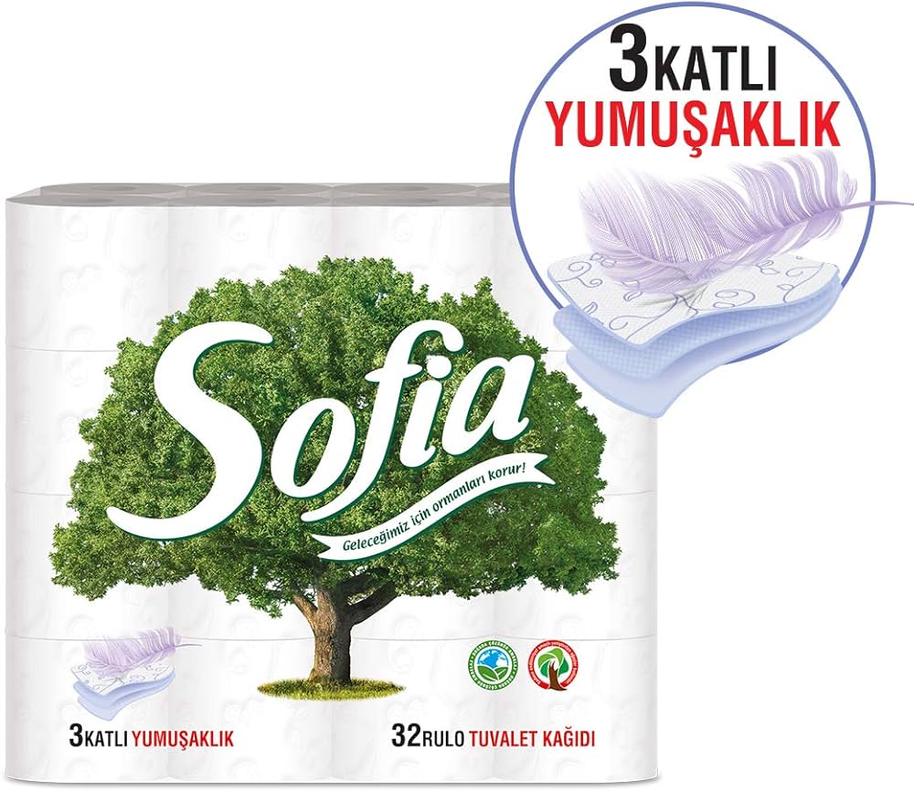 SOFİA TUVALET KAĞIDI 3 KAT 32 RULO