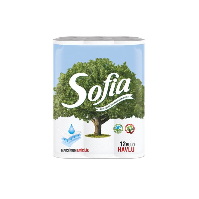 SOFİA HAVLU KAĞIT 3 KAT 12 RULO