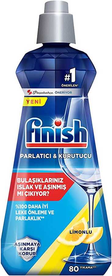 Finish bulaşık makinası parlatıcı  limon 400 ml
