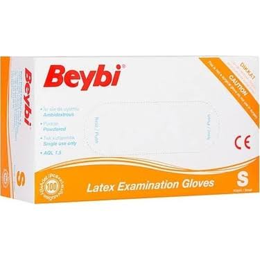 Beybi pudralı eldiven small 100lu