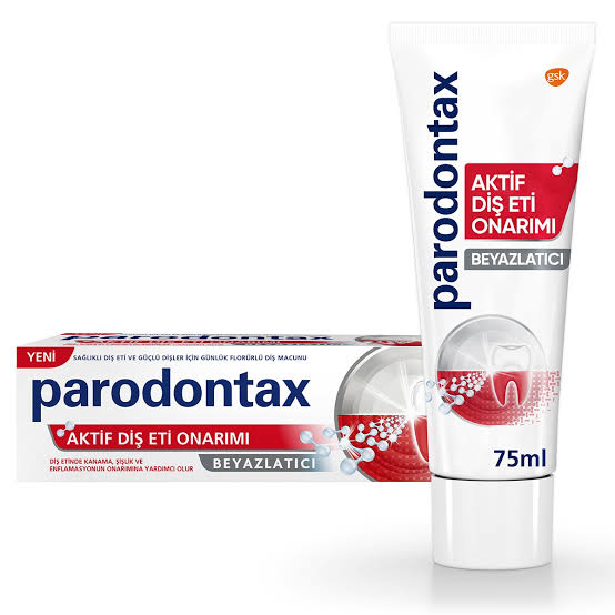 Paradontax aktif diş eti onarımı beyazlatıcı 75ml