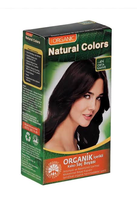 Organic Natural Colors 4N Orta Kahve 